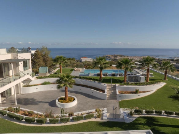 A private heaven in Crete with astonishing sea & city views