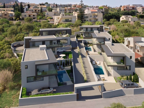 Modern Luxury Villas with Private Pools in Vasilies, Heraklion – Contemporary Living in a Peaceful Setting