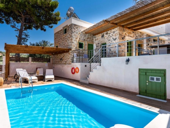 Luxury Stone Villa (1720) with Private Pool in Sitia, Crete