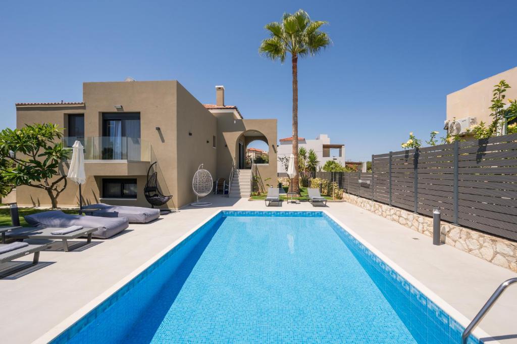 1 Luxury Villa with Private Pool for Sale in Tavronitis, Crete