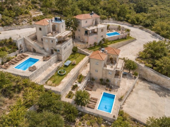 Exclusive Complex of Three Luxury Villas with Private Pools & Panoramic Sea Views | Maroulas, Rethymno, Crete