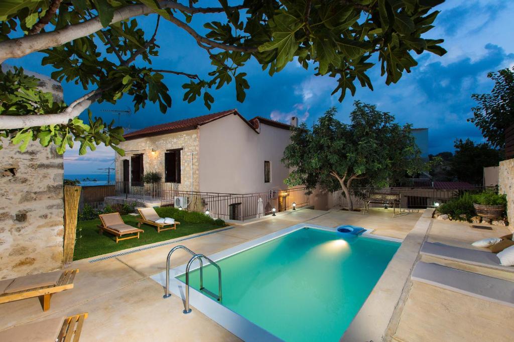1 Authentic Cretan Stone Villa with Private Pool, Sea Views & Exceptional Investment Potential – Mesi, Rethymno