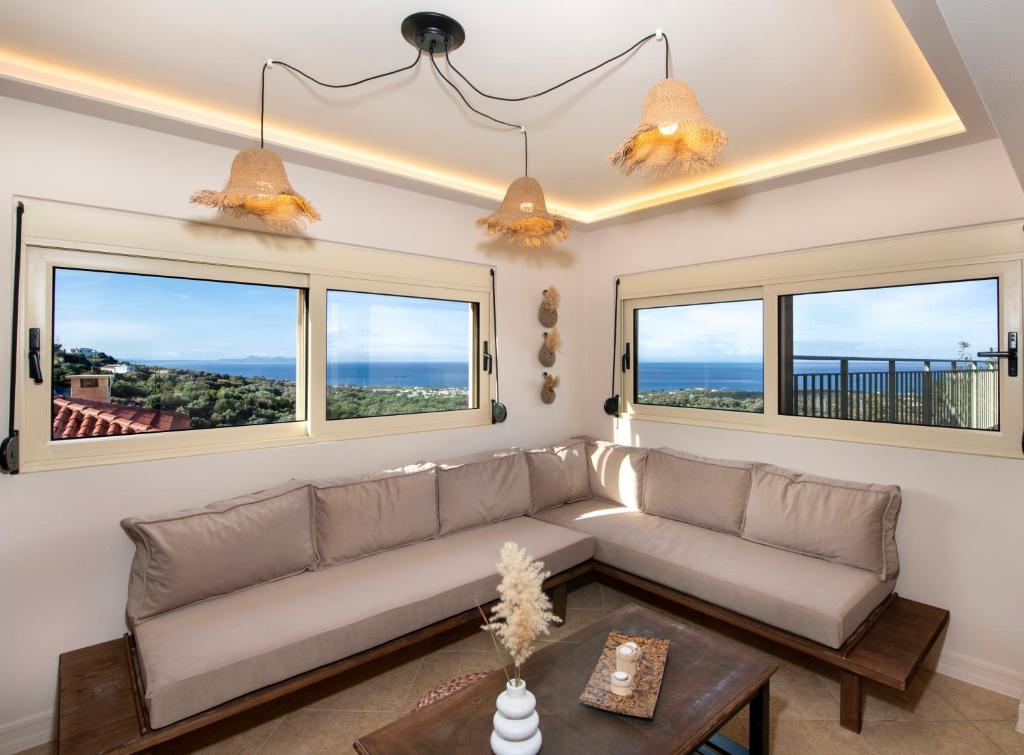 18 Exclusive Complex of Three Luxury Villas with Private Pools & Panoramic Sea Views | Maroulas, Rethymno, Crete