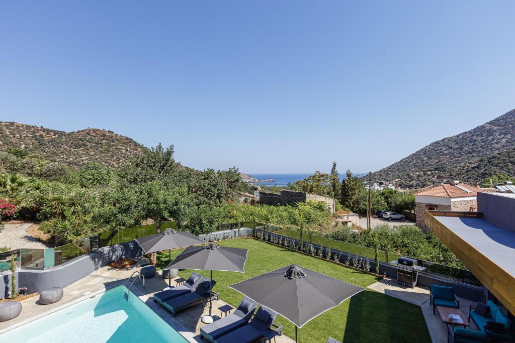 2 Luxury Hillside 5 bed Villa with Panoramic Sea Views – Bali, Rethymno, Crete