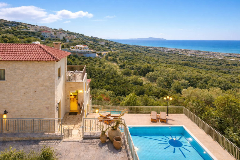 2 Exclusive Complex of Three Luxury Villas with Private Pools & Panoramic Sea Views | Maroulas, Rethymno, Crete