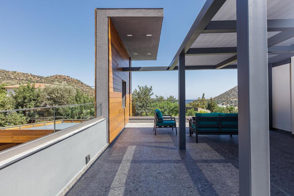 38 Luxury Hillside 5 bed Villa with Panoramic Sea Views – Bali, Rethymno, Crete