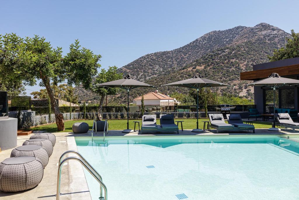 48 Luxury Hillside 5 bed Villa with Panoramic Sea Views – Bali, Rethymno, Crete