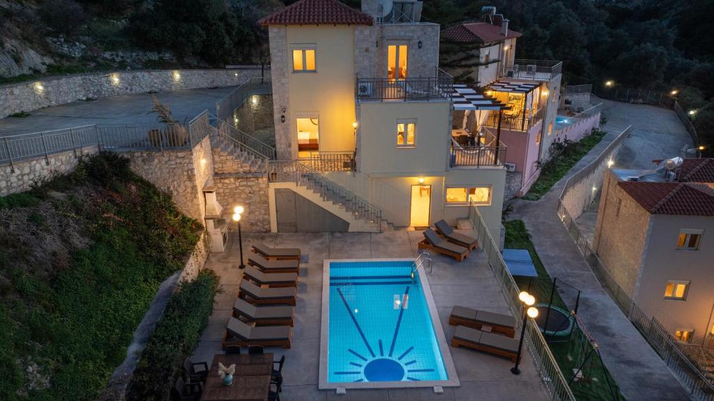 51 Exclusive Complex of Three Luxury Villas with Private Pools & Panoramic Sea Views | Maroulas, Rethymno, Crete