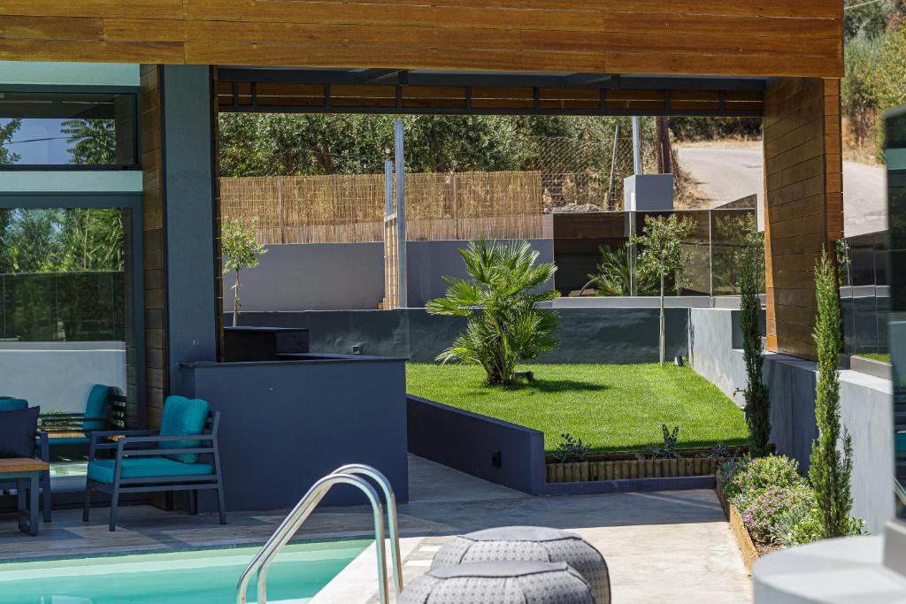 52 Luxury Hillside 5 bed Villa with Panoramic Sea Views – Bali, Rethymno, Crete