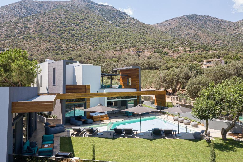 55 Luxury Hillside 5 bed Villa with Panoramic Sea Views – Bali, Rethymno, Crete