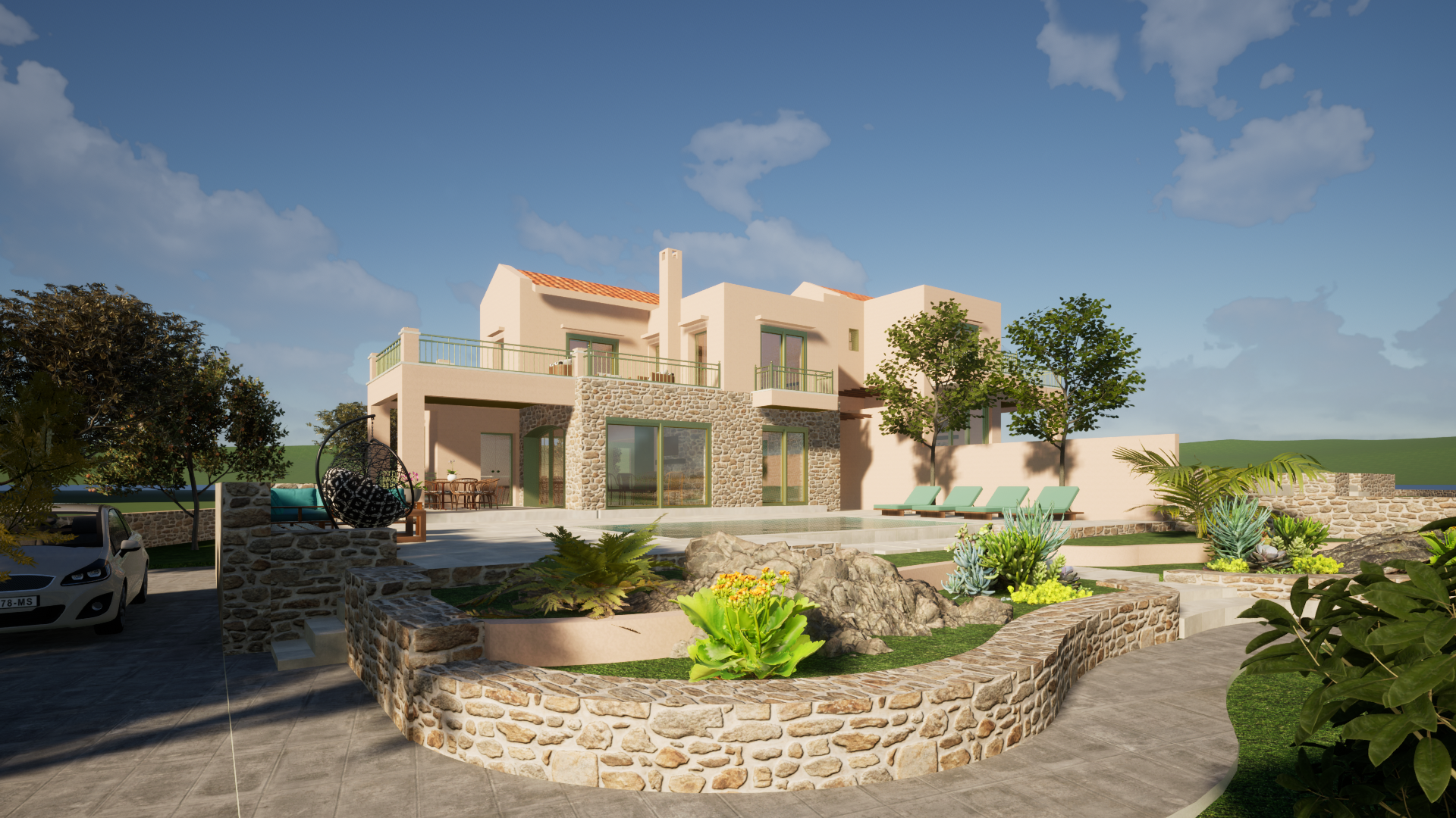 LUXURIOUS VILLA UNDER CONSTRUCTION WITH AMAZING SEA VIEWS