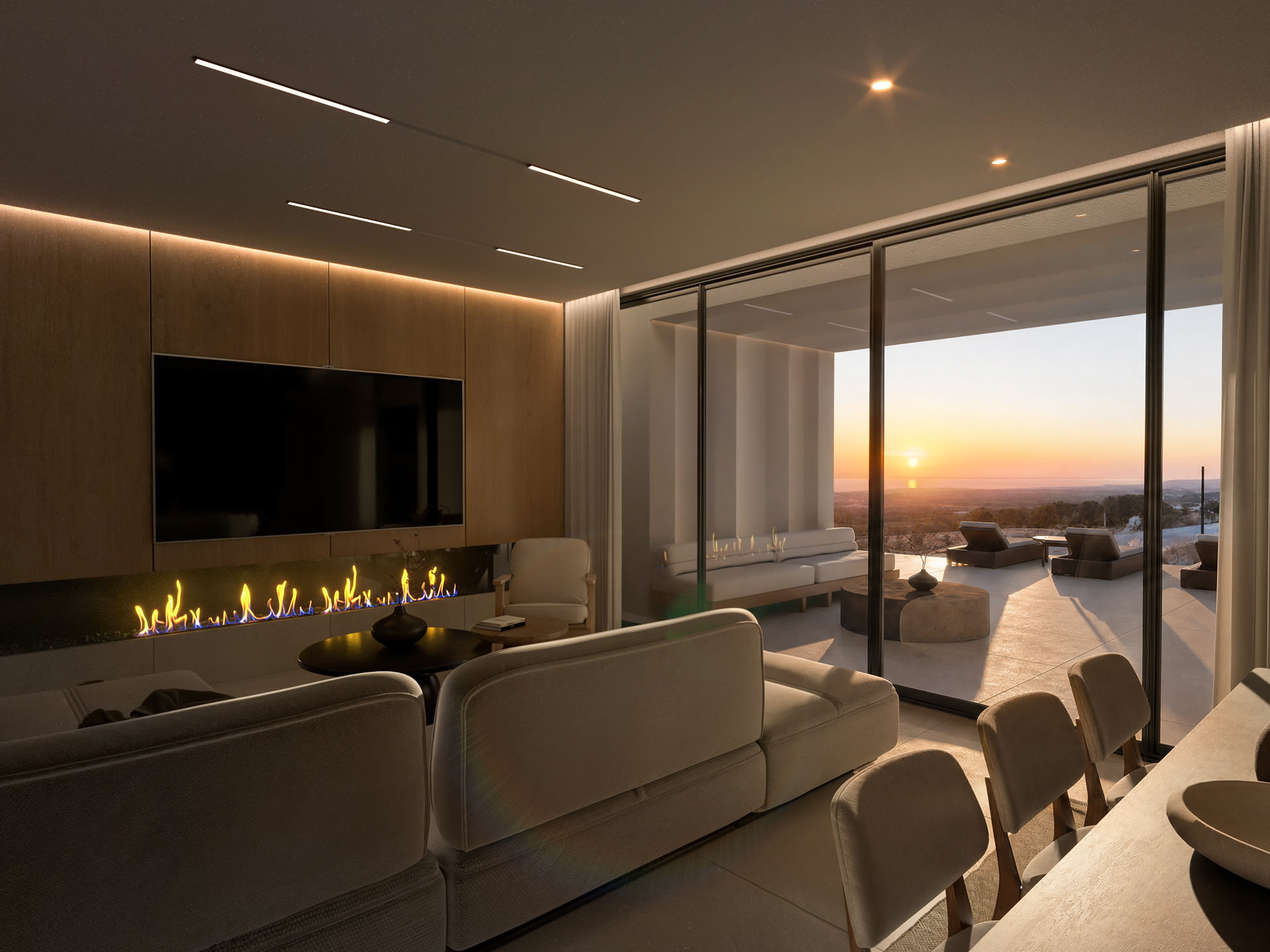 Architectural Sea-View Villa with Sunset Infinity Pool – Roupes, Crete