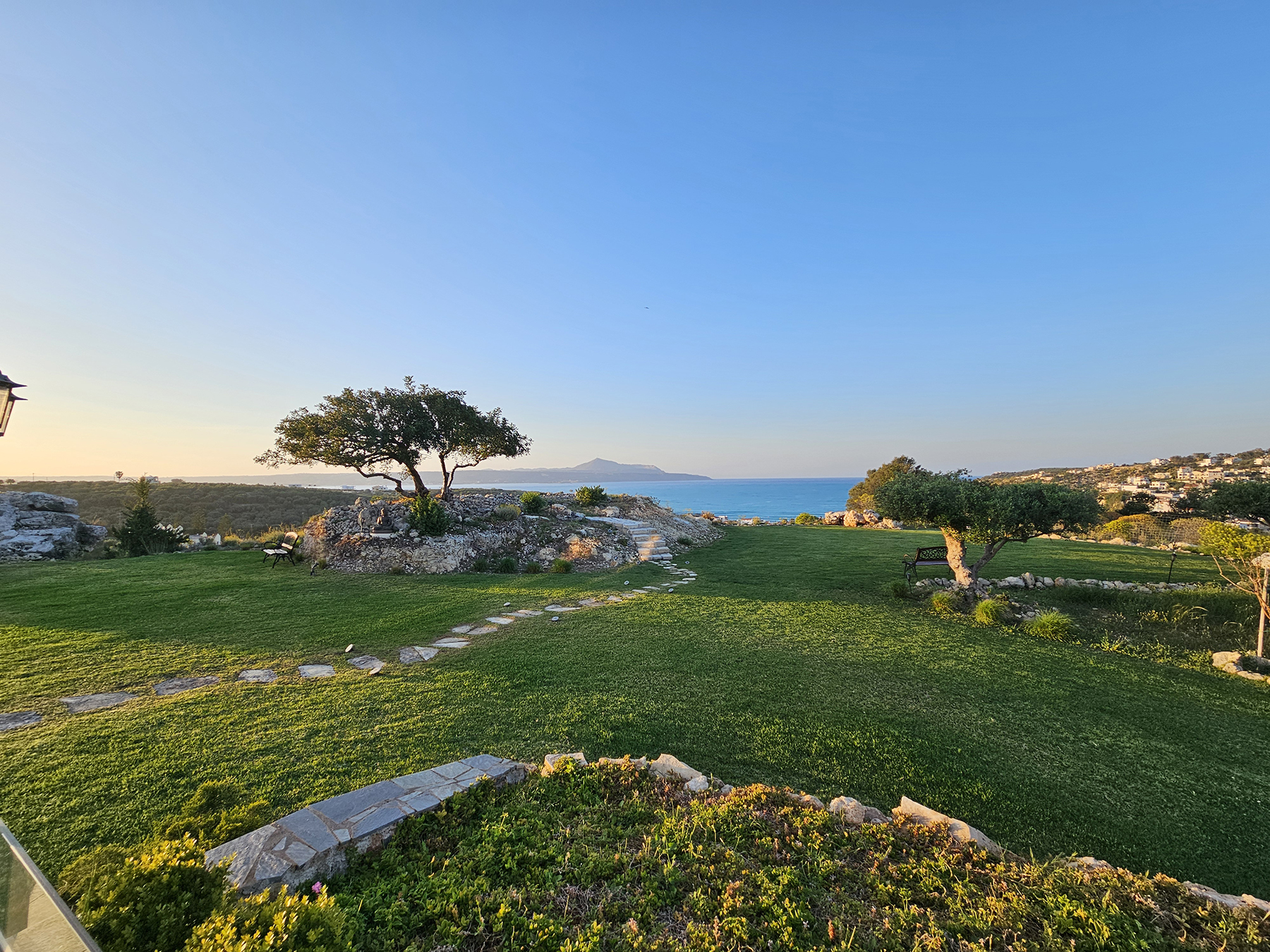 A Private Hilltop Sanctuary with 360° Panoramic Sea & Mountain Views
