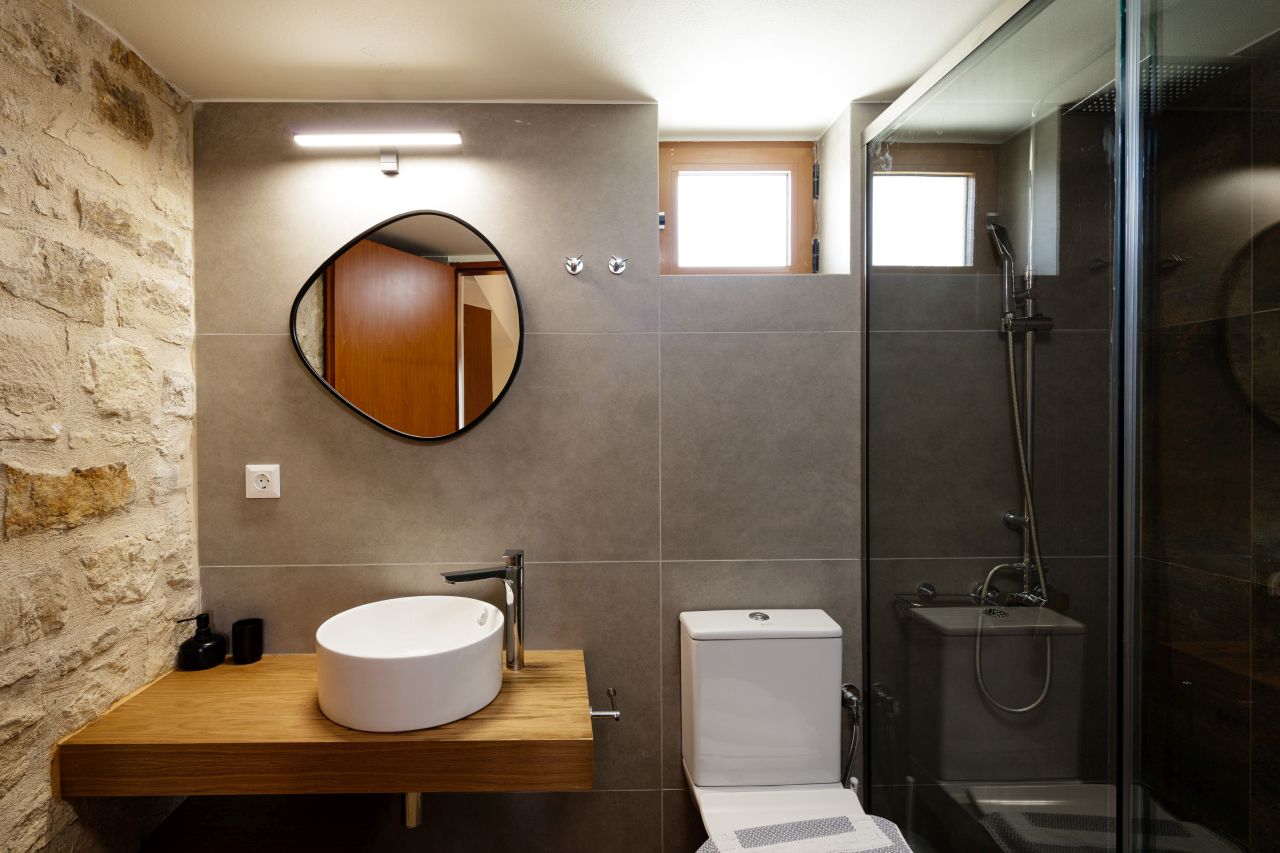 Charming Stonebuilt- Seaview Villa with Private Pool Near Rethymno