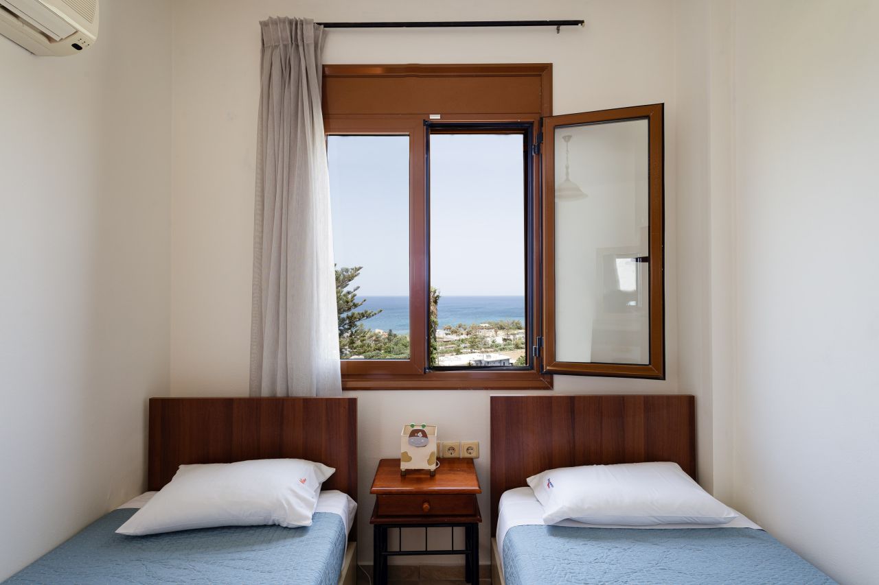 Charming Stonebuilt- Seaview Villa with Private Pool Near Rethymno