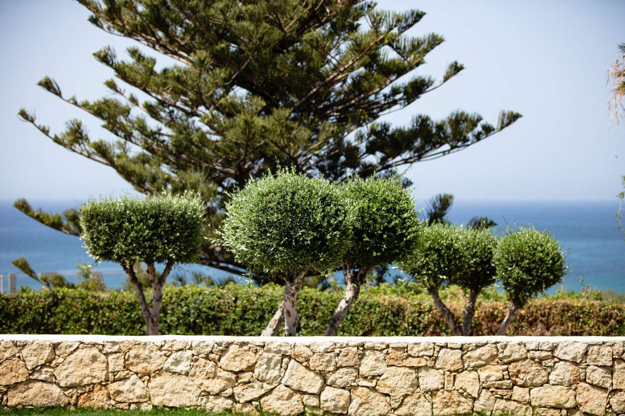 Charming Stonebuilt- Seaview Villa with Private Pool Near Rethymno