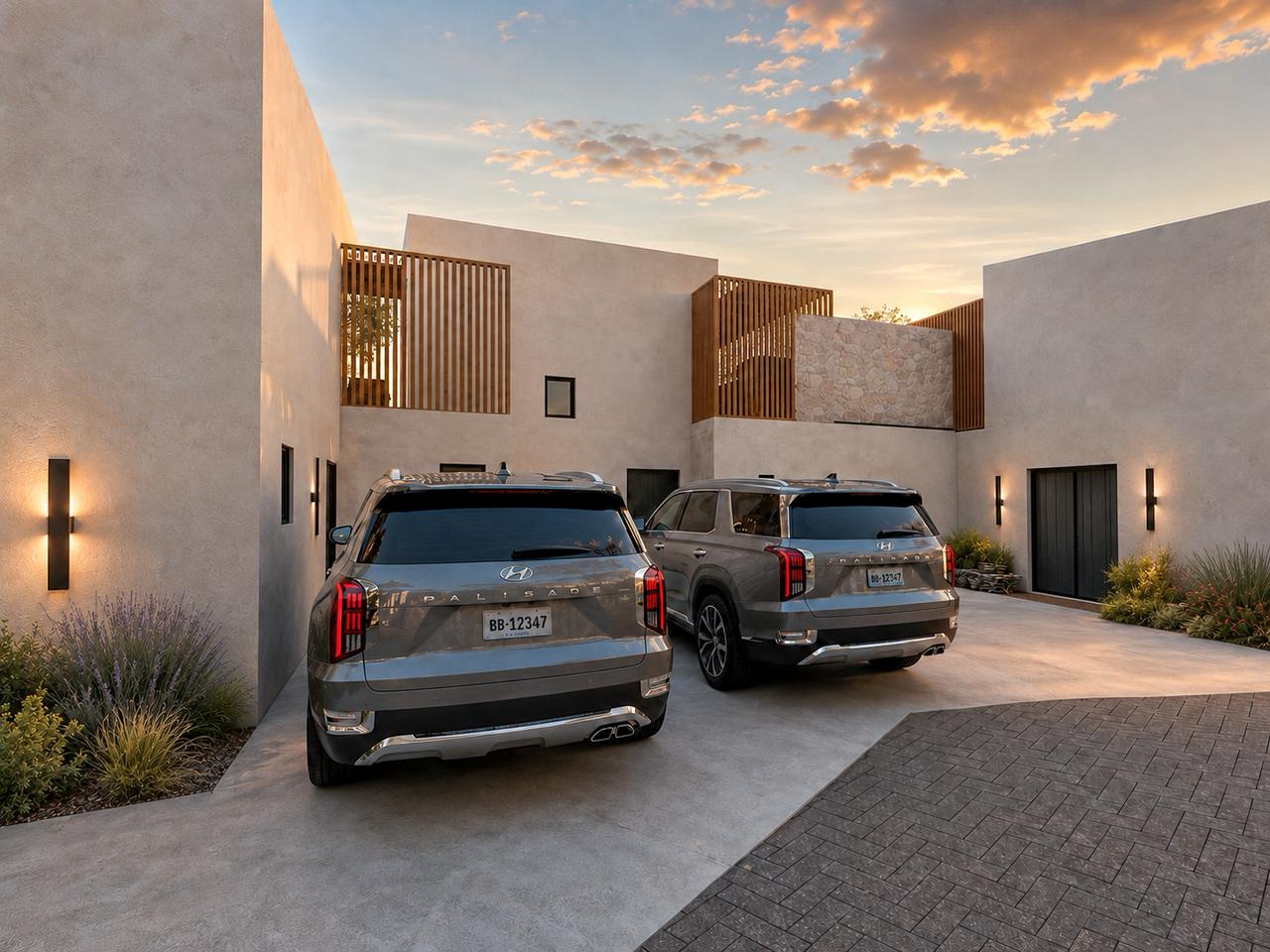 Exclusive complex of 3 sea view villas -under construction in Mesi