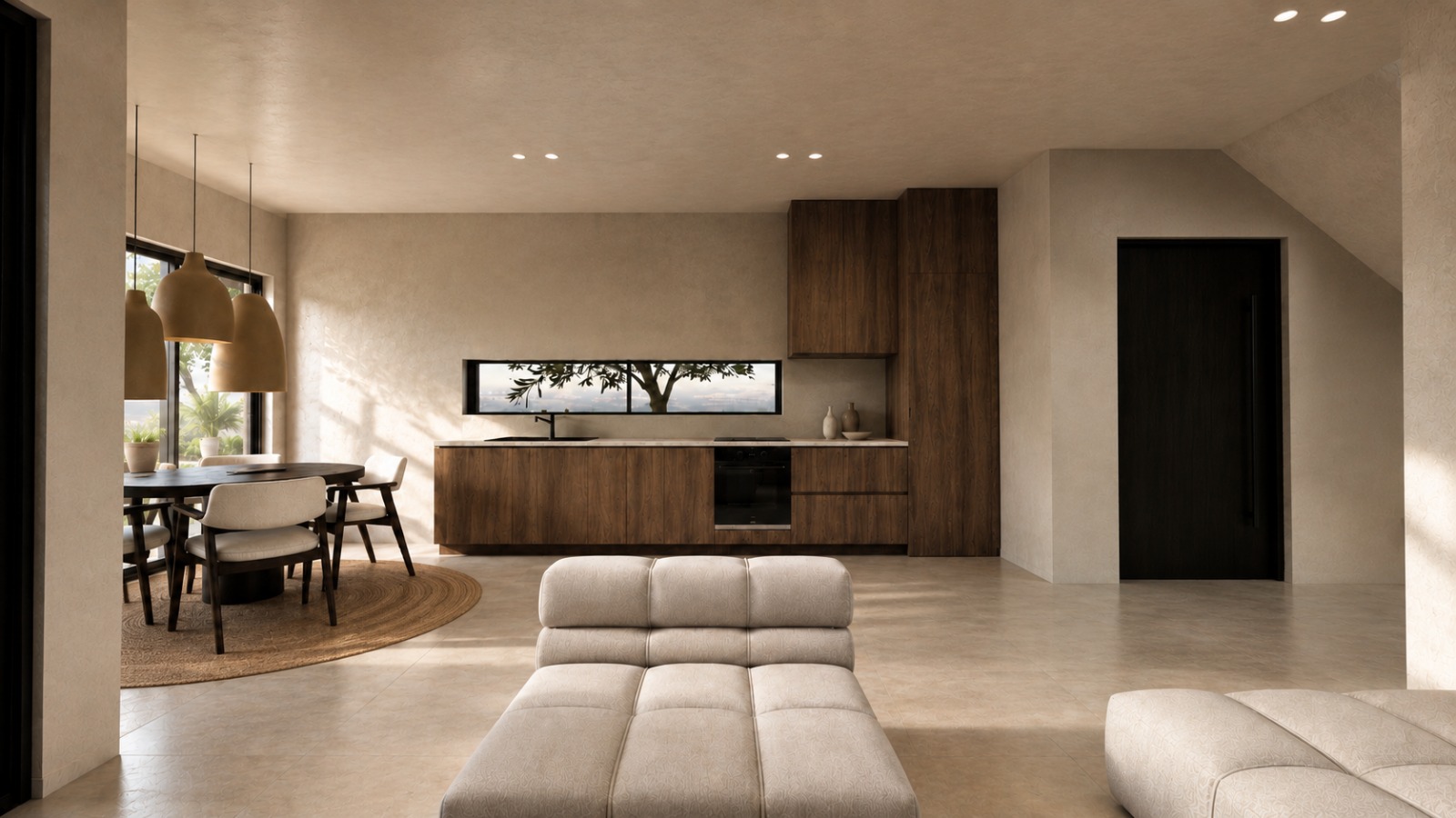 Exclusive complex of 3 sea view villas -under construction in Mesi