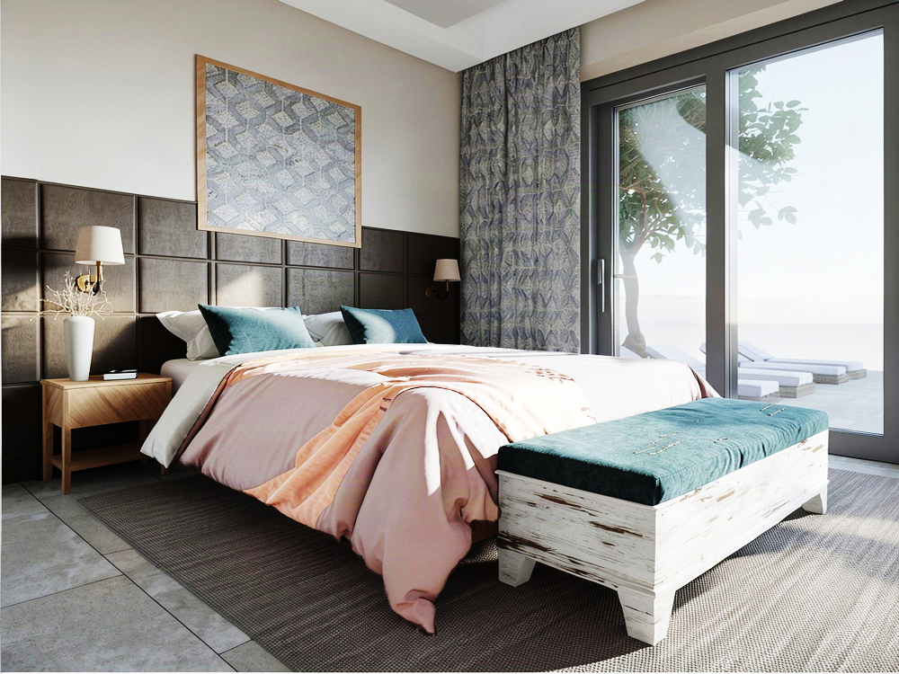 bedroom3 LUXURIOUS VILLA UNDER CONSTRUCTION WITH AMAZING SEA VIEWS