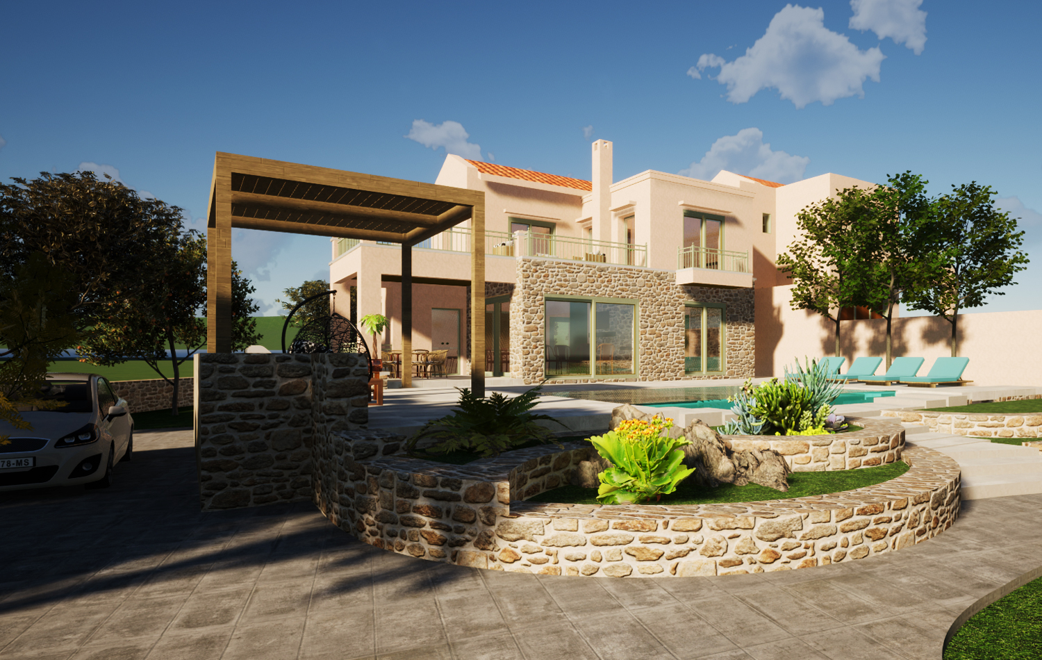 ext1 LUXURIOUS VILLA UNDER CONSTRUCTION WITH AMAZING SEA VIEWS