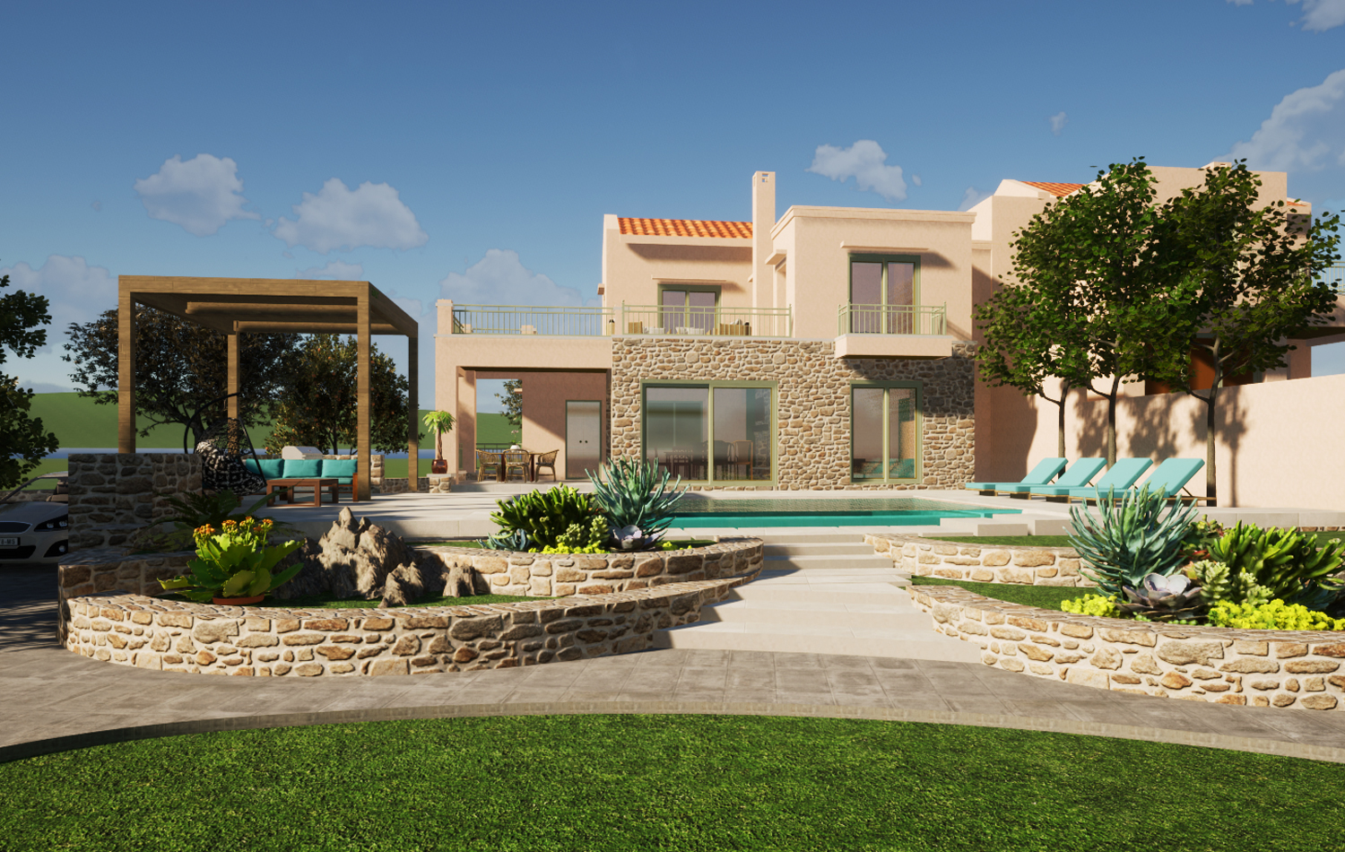 ext2 LUXURIOUS VILLA UNDER CONSTRUCTION WITH AMAZING SEA VIEWS
