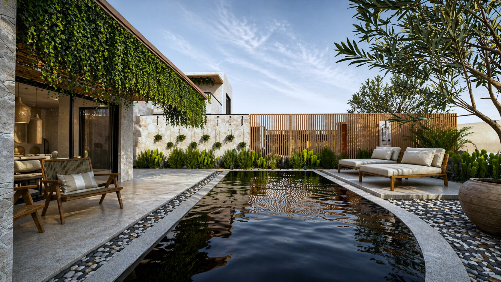 Exclusive complex of 3 sea view villas -under construction in Mesi