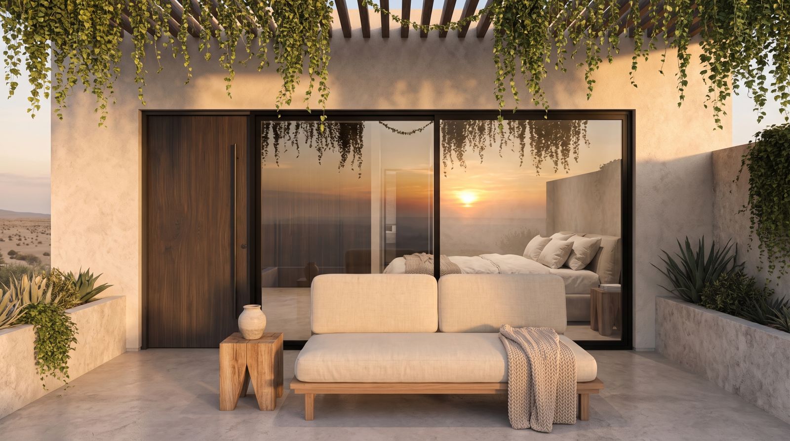 Exclusive complex of 3 sea view villas -under construction in Mesi